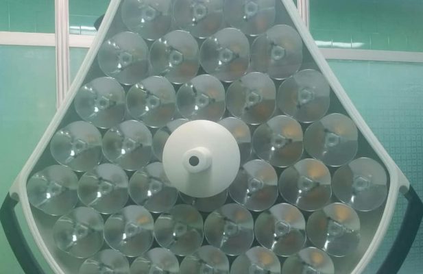 چراغ اتاق عمل دو قمره led دست دوم آلمانی